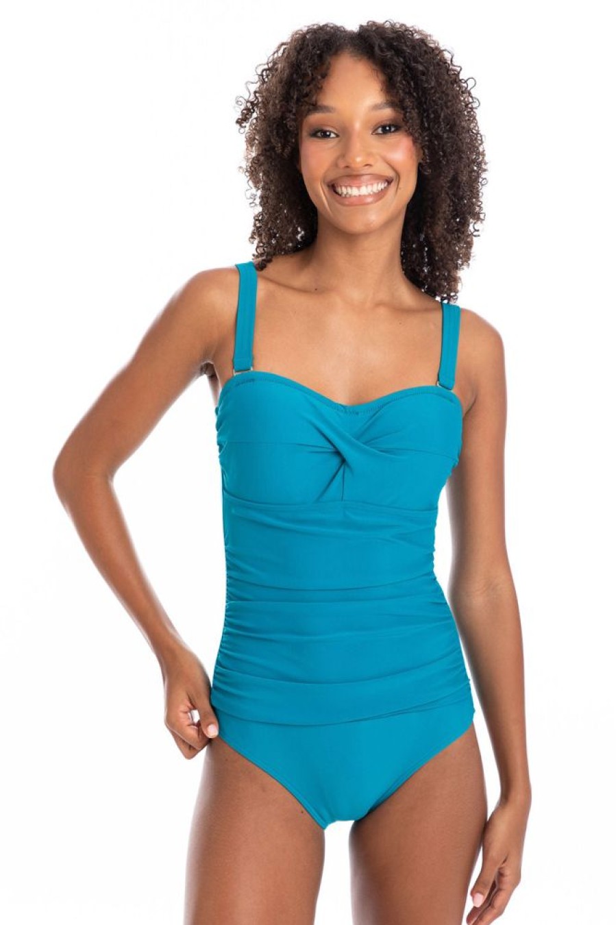 Women TOGS Swimwear | Ravenna Bandeau One Piece Swimsuit