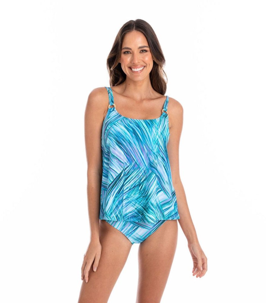 Women TOGS Swimwear | Delray Tankini Scoop