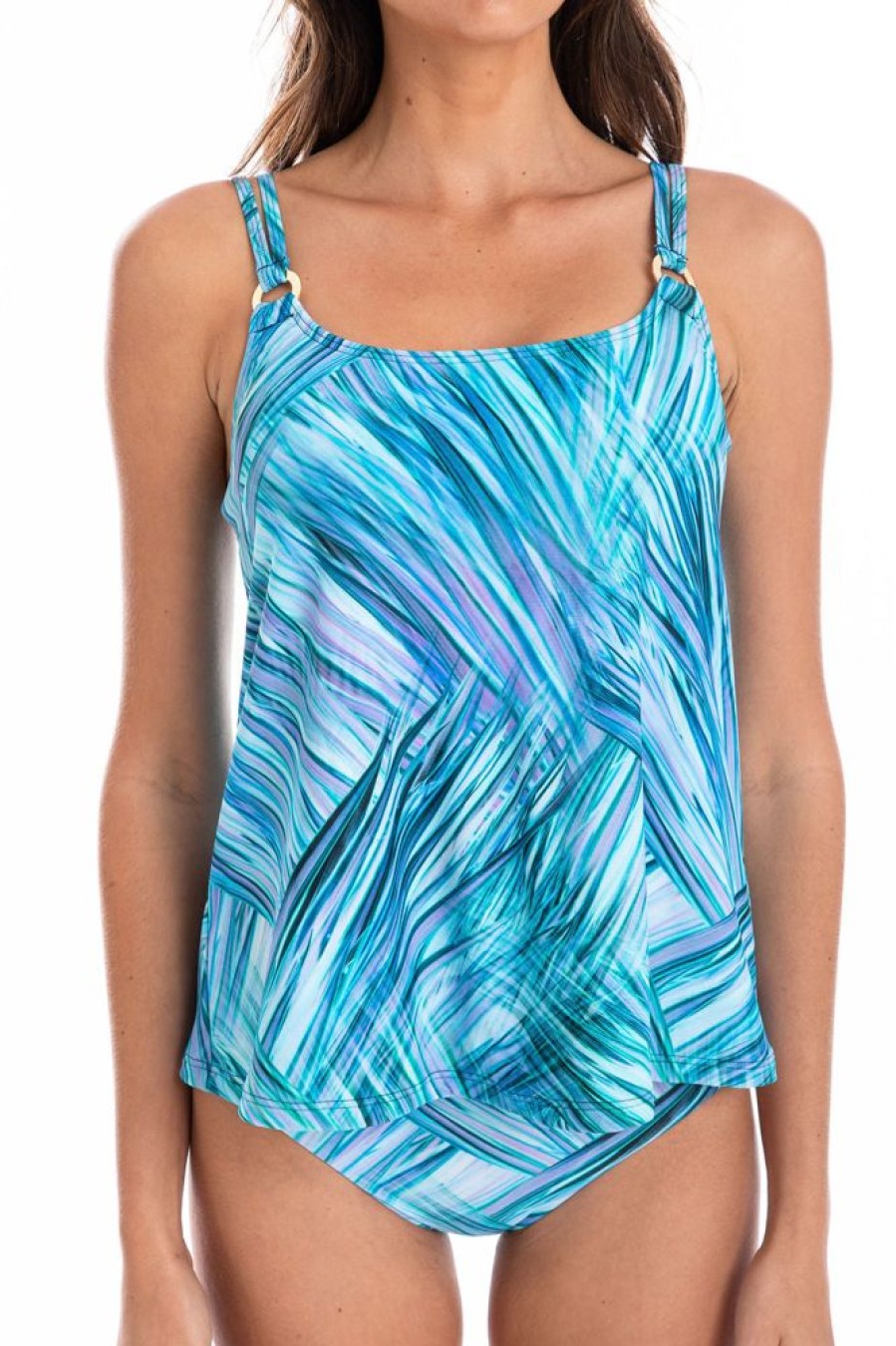 Women TOGS Swimwear | Delray Tankini Scoop