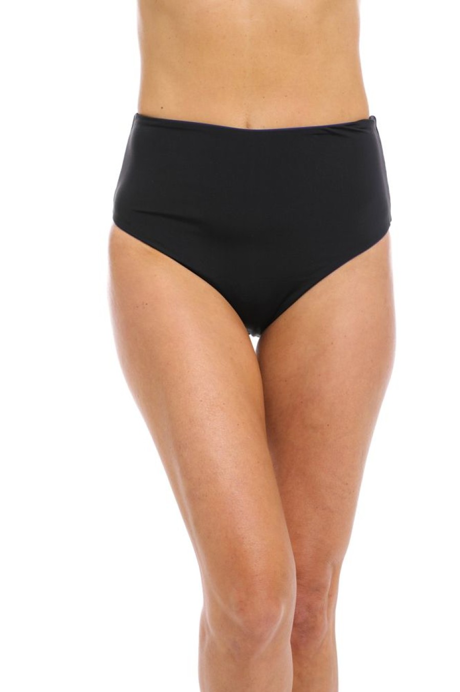 Women TOGS Swimwear | Black And Navy Reversible Bottom