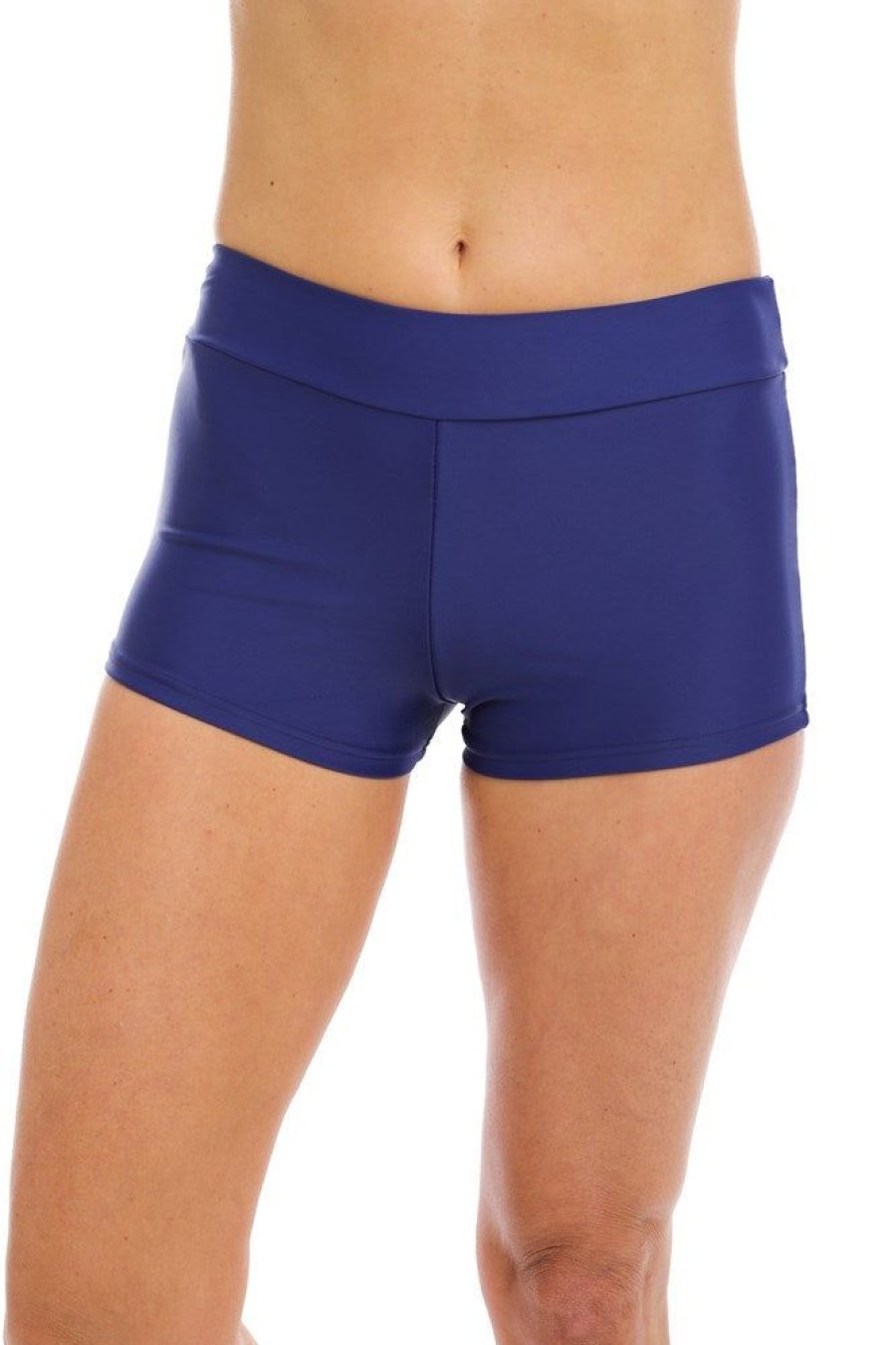 Women TOGS Swimwear | Navy Boyleg Pant-Short