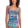 Women TOGS Swimwear | Ravenna Square Binding One Piece Swimsuit