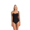 Women TOGS Swimwear | Ruched Tankini-Black