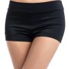 Women TOGS Swimwear | Black Boyleg Pant Short