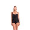 Women TOGS Swimwear | Black Swimdress Overlay