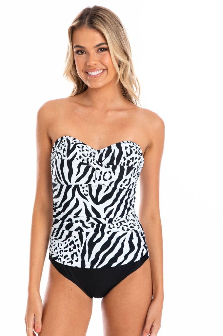 Women TOGS Swimwear | Mara Bandeau One Piece Swimsuit