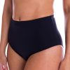 Women TOGS Swimwear | Black High Waisted Reversible Pant