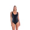 Women TOGS Swimwear | Black Pool Sport One Piece